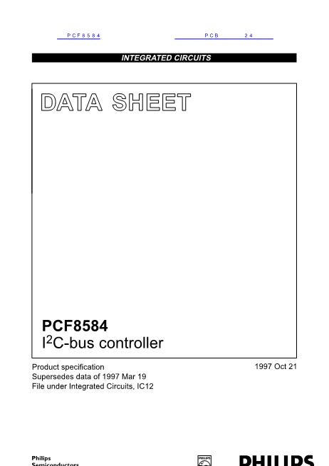 PCF8584数据手册封面