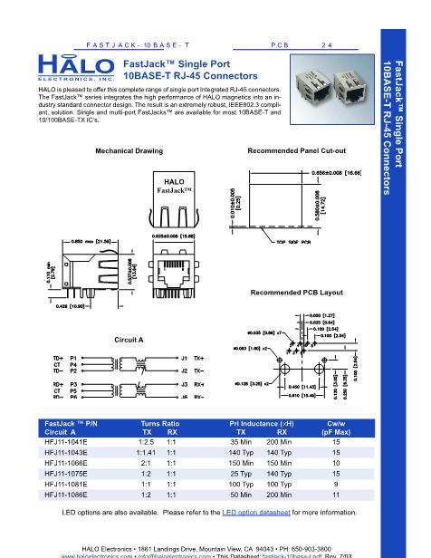 FASTJACK-10BASE-T數(shù)據(jù)手冊(cè)封面