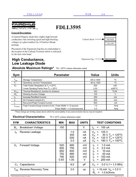 FDLL3595数据手册封面