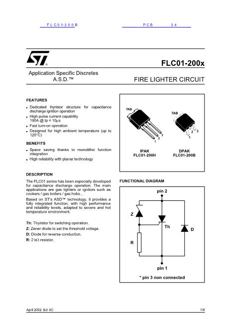 FLC01-200B数据手册封面