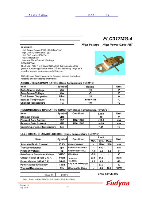 FLC317MG-4数据手册封面