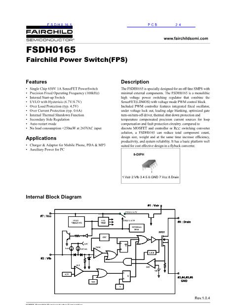 FSDH0165数据手册封面