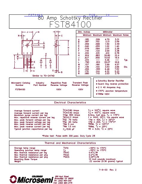 FST84100数据手册封面