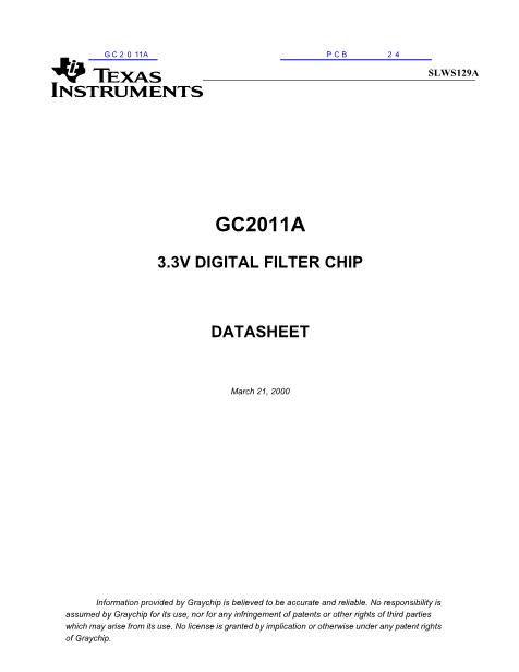 GC2011A数据手册封面