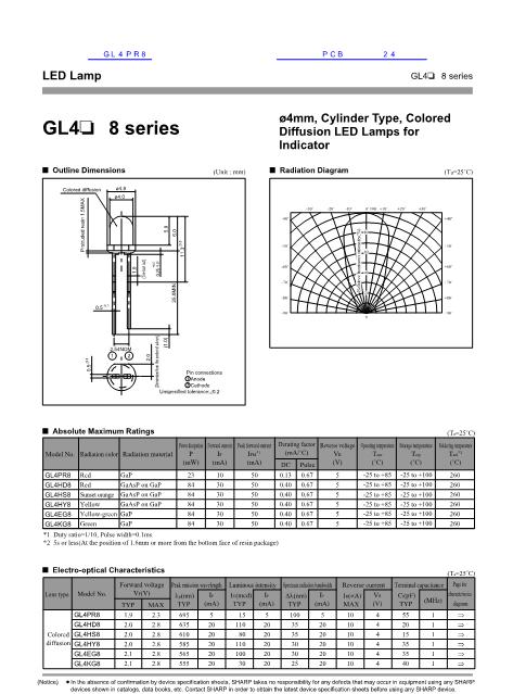 GL4PR8数据手册封面