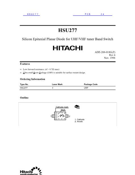 HSU277數(shù)據(jù)手冊封面