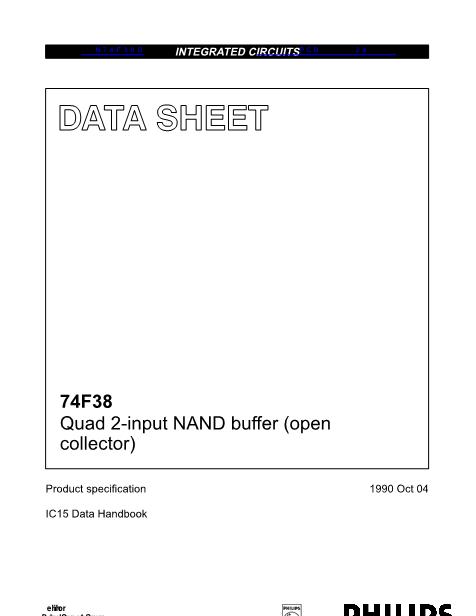 I74F38D数据手册封面