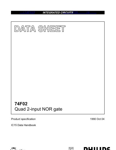I74F02D数据手册封面