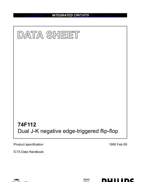 I74F112D数据手册封面