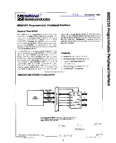 INS8255N數(shù)據(jù)手冊(cè)封面