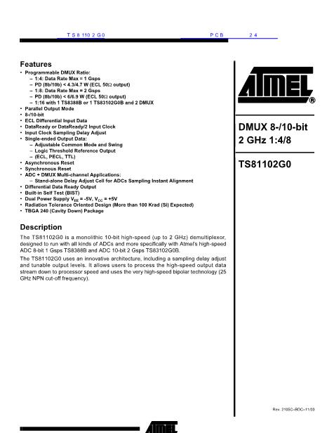 JTS81102G0-1V1A數(shù)據(jù)手冊封面