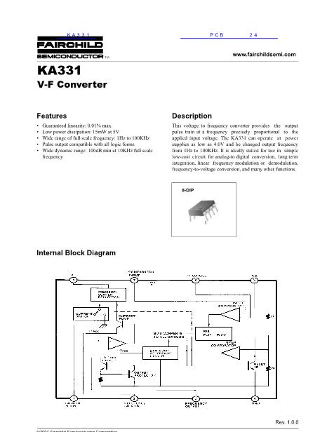 KA331数据手册封面