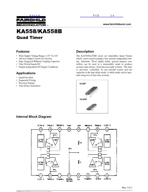 KA558数据手册封面