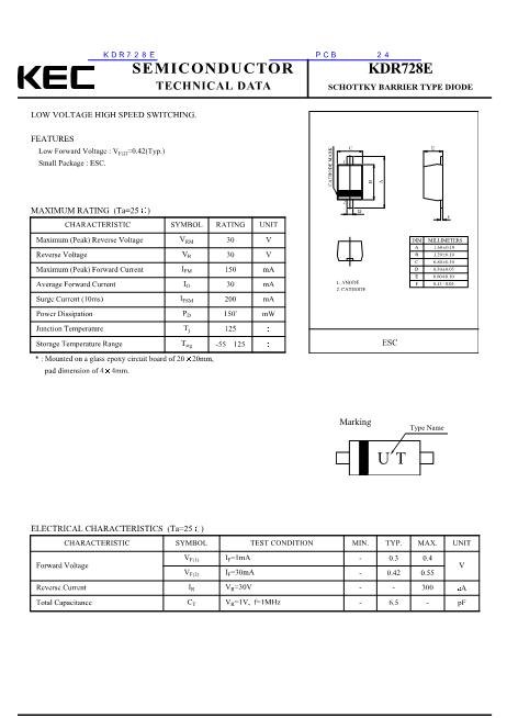 KDR728E數(shù)據(jù)手冊封面