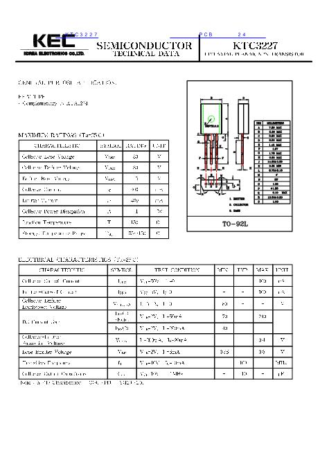 KTC3227數(shù)據(jù)手冊(cè)封面
