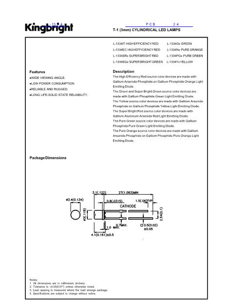 L-1334數(shù)據(jù)手冊封面