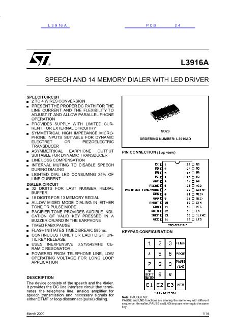 L3916A数据手册封面