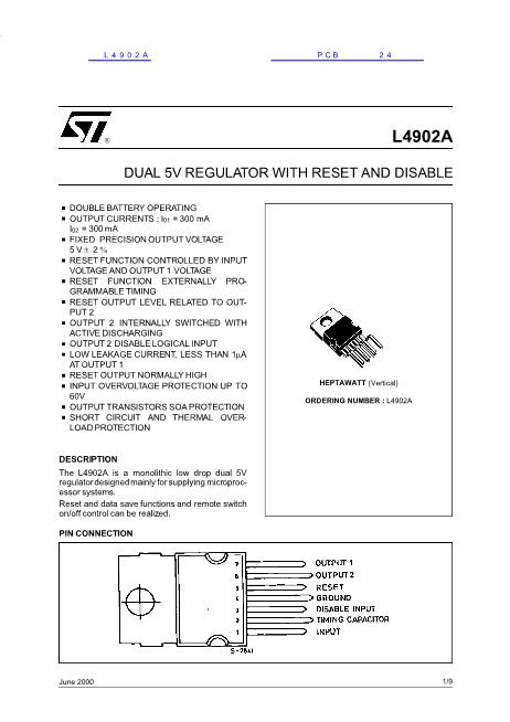 L4902A數(shù)據(jù)手冊(cè)封面