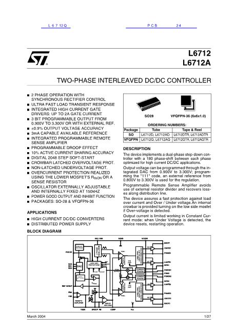 L6712數(shù)據(jù)手冊(cè)封面