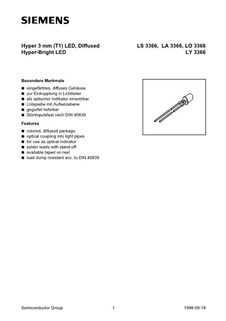 LA3366-PS數(shù)據(jù)手冊封面
