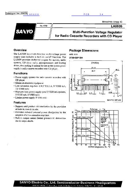 LA5609數(shù)據(jù)手冊封面