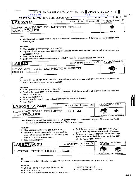 LA5521M數(shù)據(jù)手冊封面