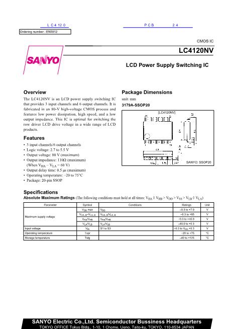 LC4120數(shù)據(jù)手冊封面