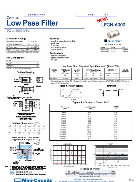 LFCN-6000数据手册封面