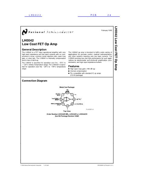 LH0022數(shù)據(jù)手冊(cè)封面