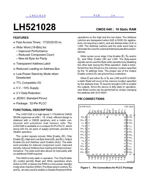 LH521028数据手册封面