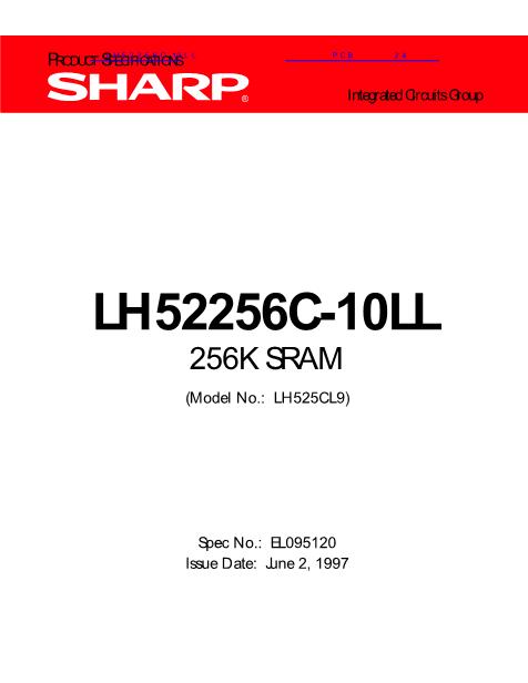 LH52256C-10LL数据手册封面