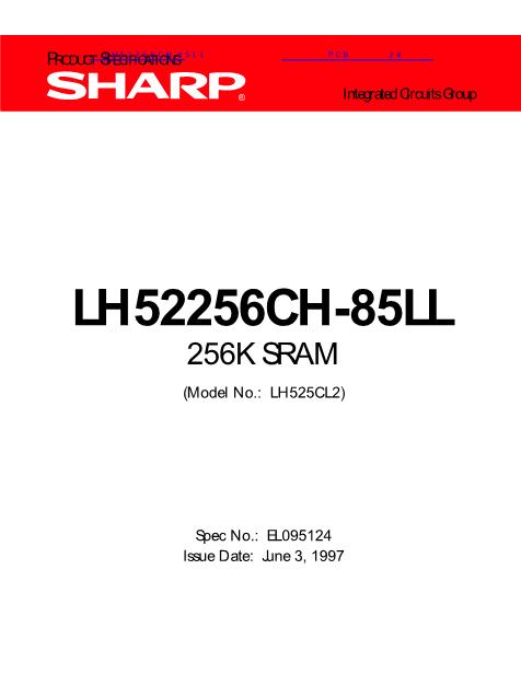 LH52256CH-85LL数据手册封面