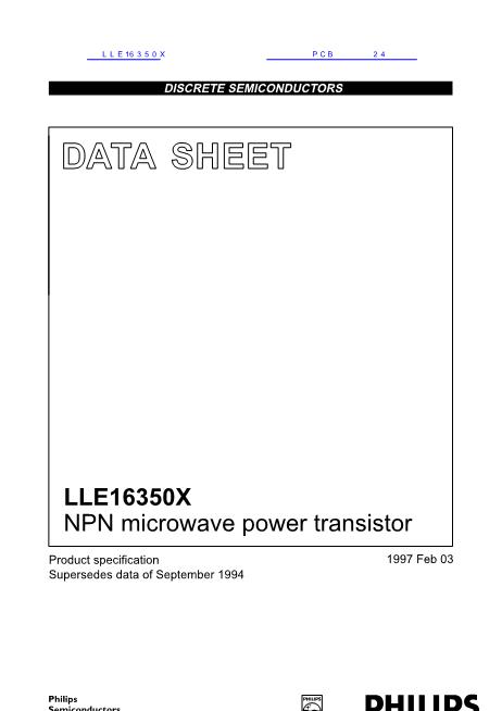 LLE16350X数据手册封面