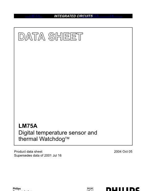 LM75A数据手册封面