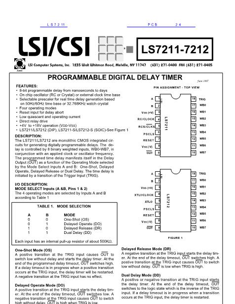 LS7211数据手册封面