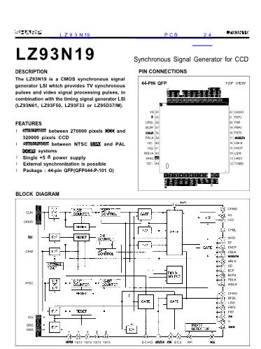 LZ93N19數(shù)據(jù)手冊封面