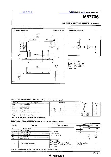 M57706數據手冊封面