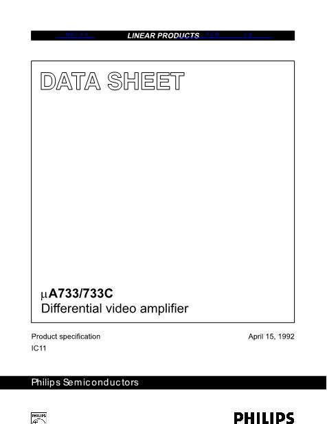 MA733數(shù)據(jù)手冊(cè)封面