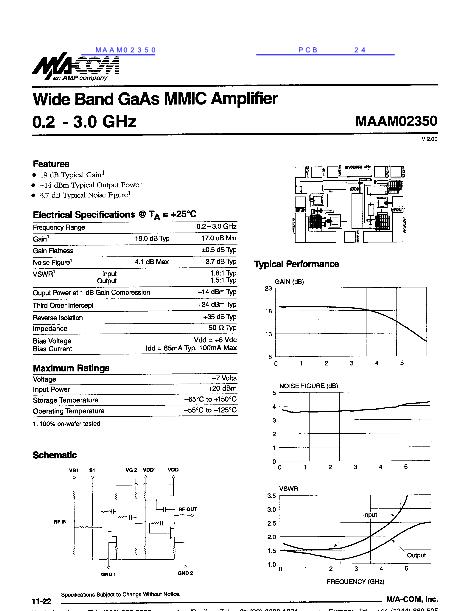 MAAM02350數(shù)據(jù)手冊封面