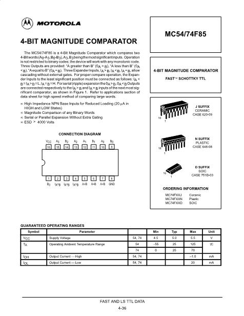 MC54F85數(shù)據(jù)手冊封面