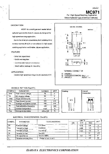 MC971數(shù)據(jù)手冊封面
