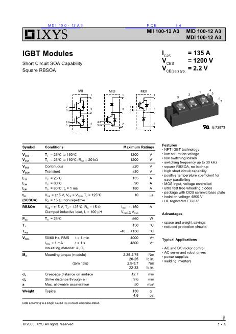 MDI100-12A3數(shù)據(jù)手冊(cè)封面