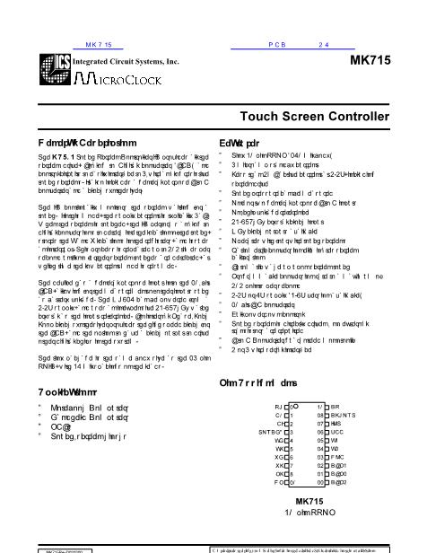 MK715數(shù)據(jù)手冊封面