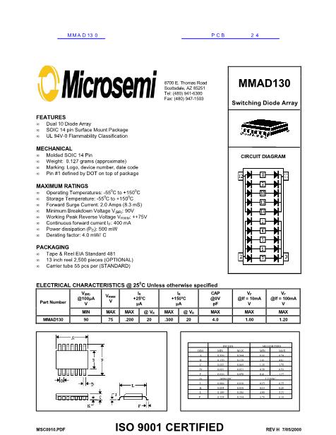 MMAD130数据手册封面