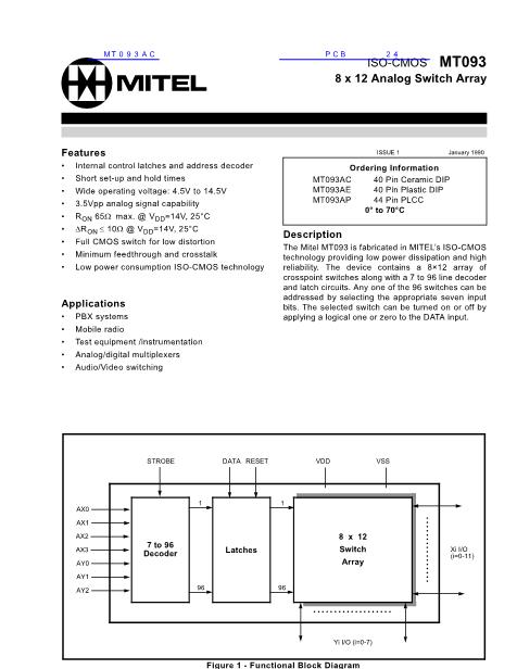 MT093AC數(shù)據(jù)手冊(cè)封面
