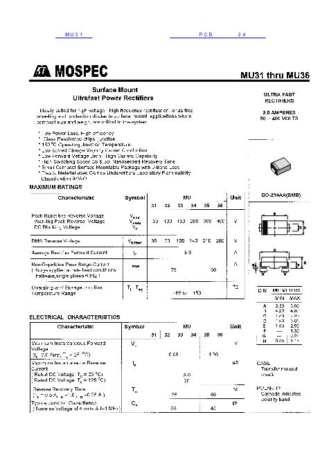 MU31數(shù)據(jù)手冊(cè)封面