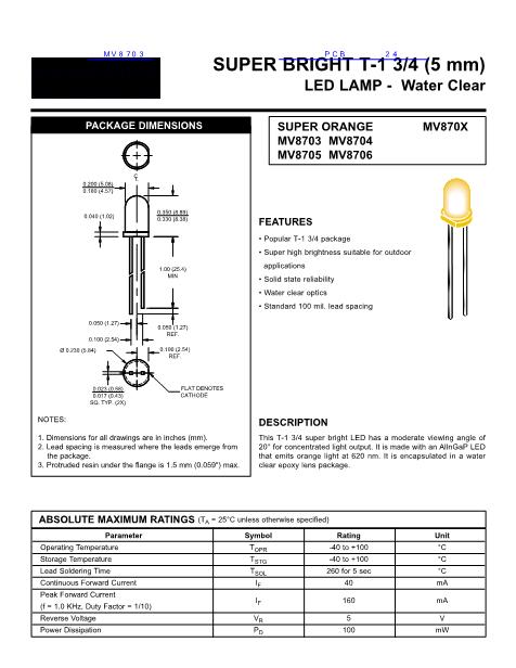 MV8703數(shù)據(jù)手冊封面