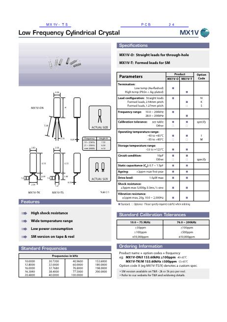 MX1V數(shù)據(jù)手冊(cè)封面