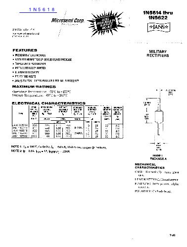 1N5618數(shù)據(jù)手冊封面