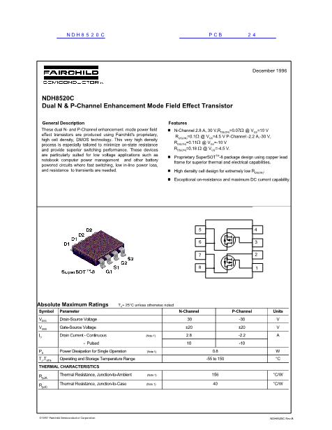 NDH8520C數(shù)據(jù)手冊封面